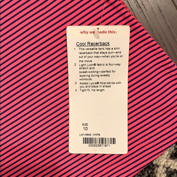 Lululemon Cool Racerback Tank - Picture 2 of 4